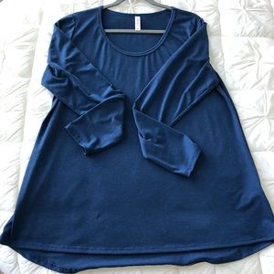 LuLaRoe Lynnae Smoky Blue